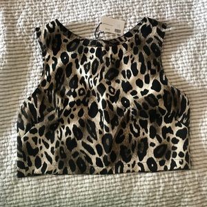 Lush Leopard Print Crop top